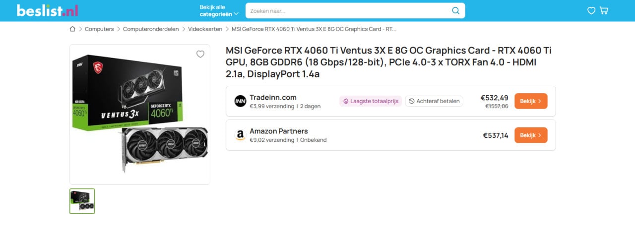 🔥High-End Gaming-PC - Ryzen 7500F - DDR5 - SSD - RTX 4060 TI - WiFi 6E 🔥