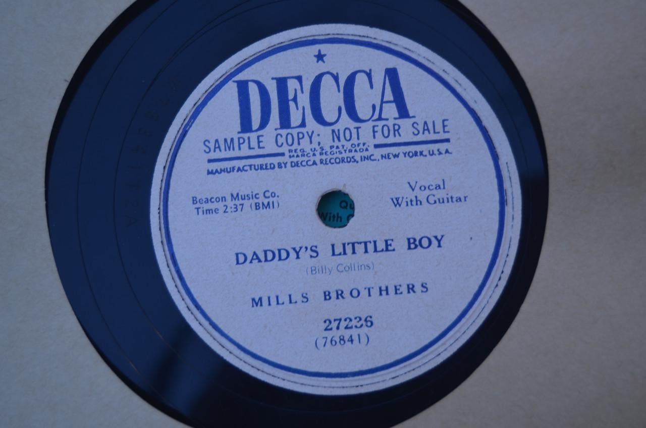 WIBW - The voice of Kansas radio album - Mills brothers