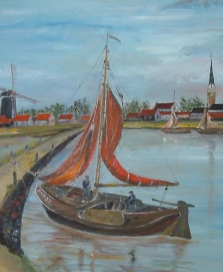 Ode aan  Tolerant  Frank Lok  Hengst Schilderijen Jac Caljouw Arnemuiden