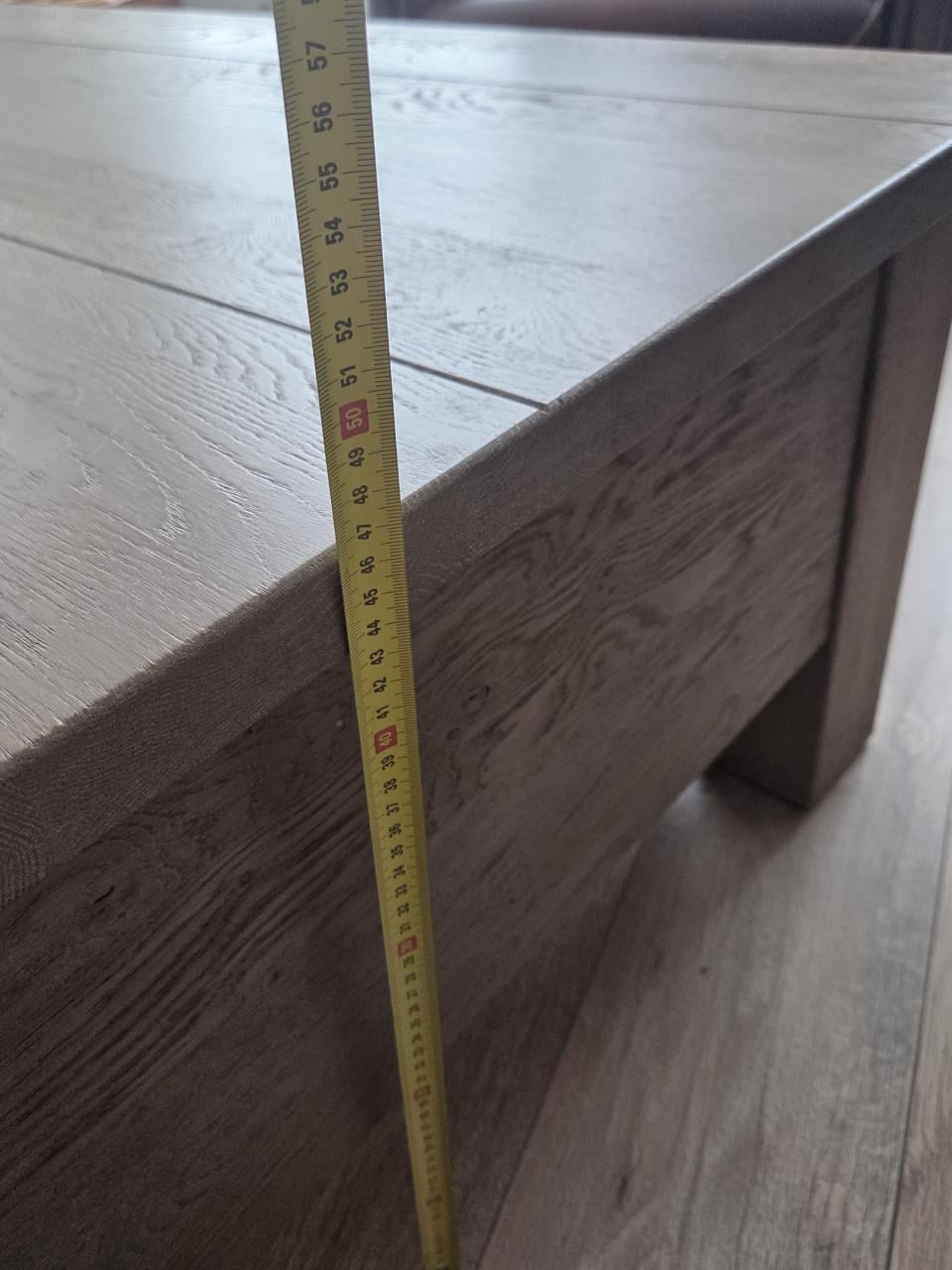 Eiken Salontafel grijs/bruin