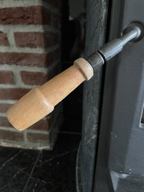 Houtkachel met speksteen