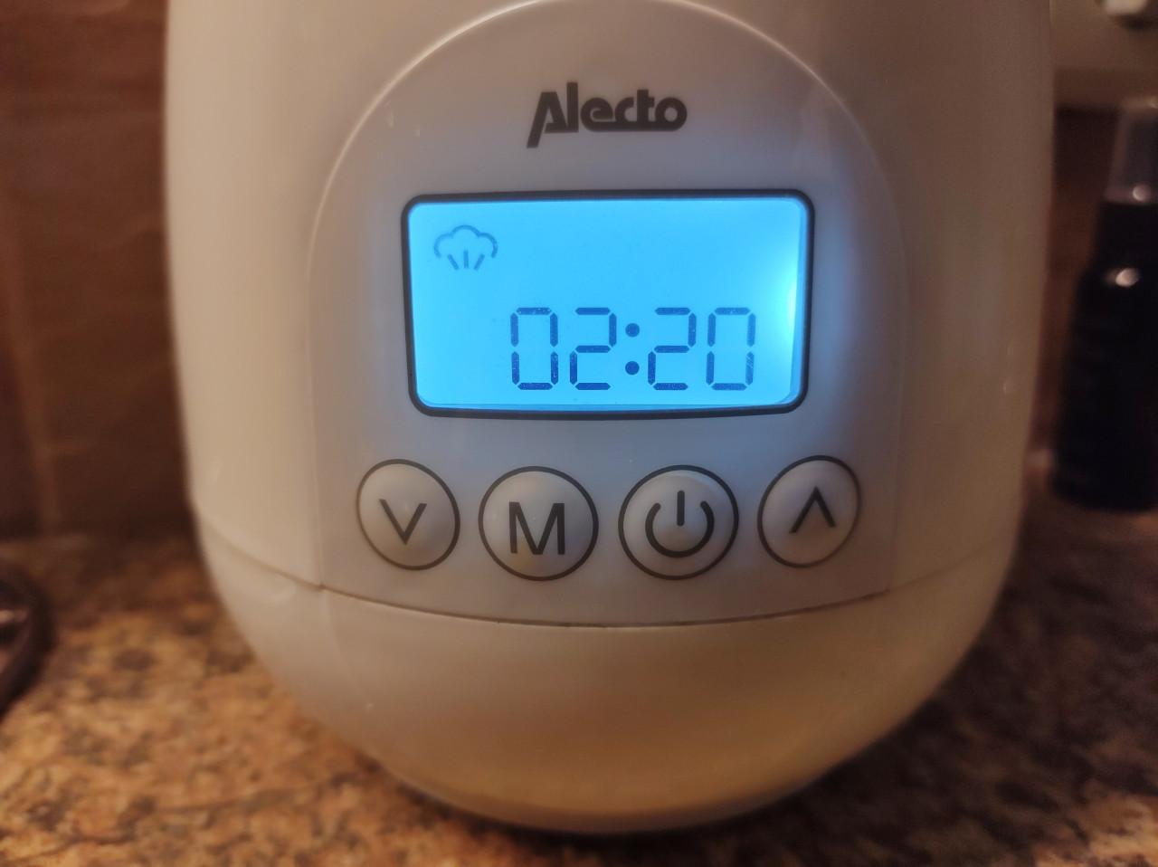 Prima werkende Flessenwarmer. Digitaal. Merk: Alecto.