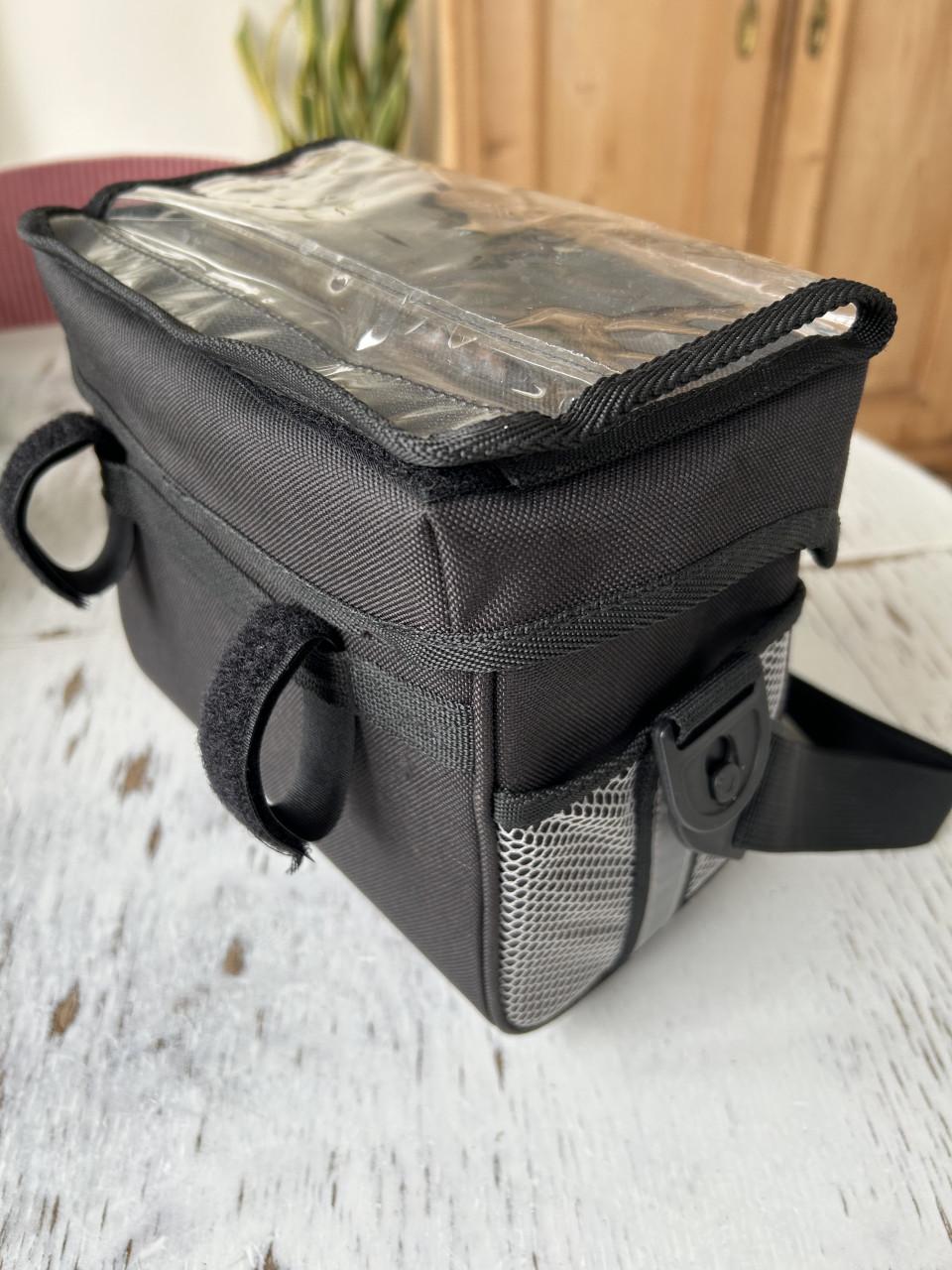 Aangeboden:  Arafura stuurtas voor op de fiets.  Kleur: zwart aan de bovenk