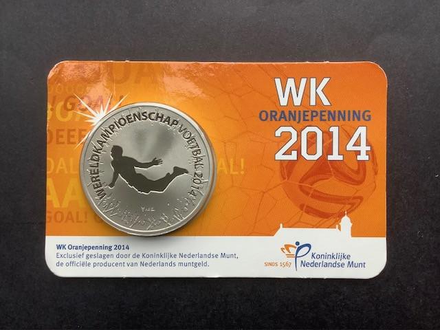 Coincard WK Oranjepenning 2014.