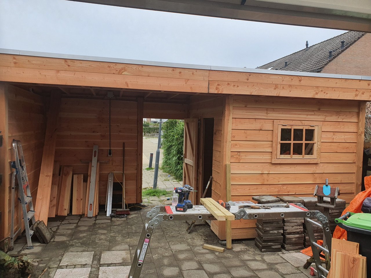 Houten overkappingen