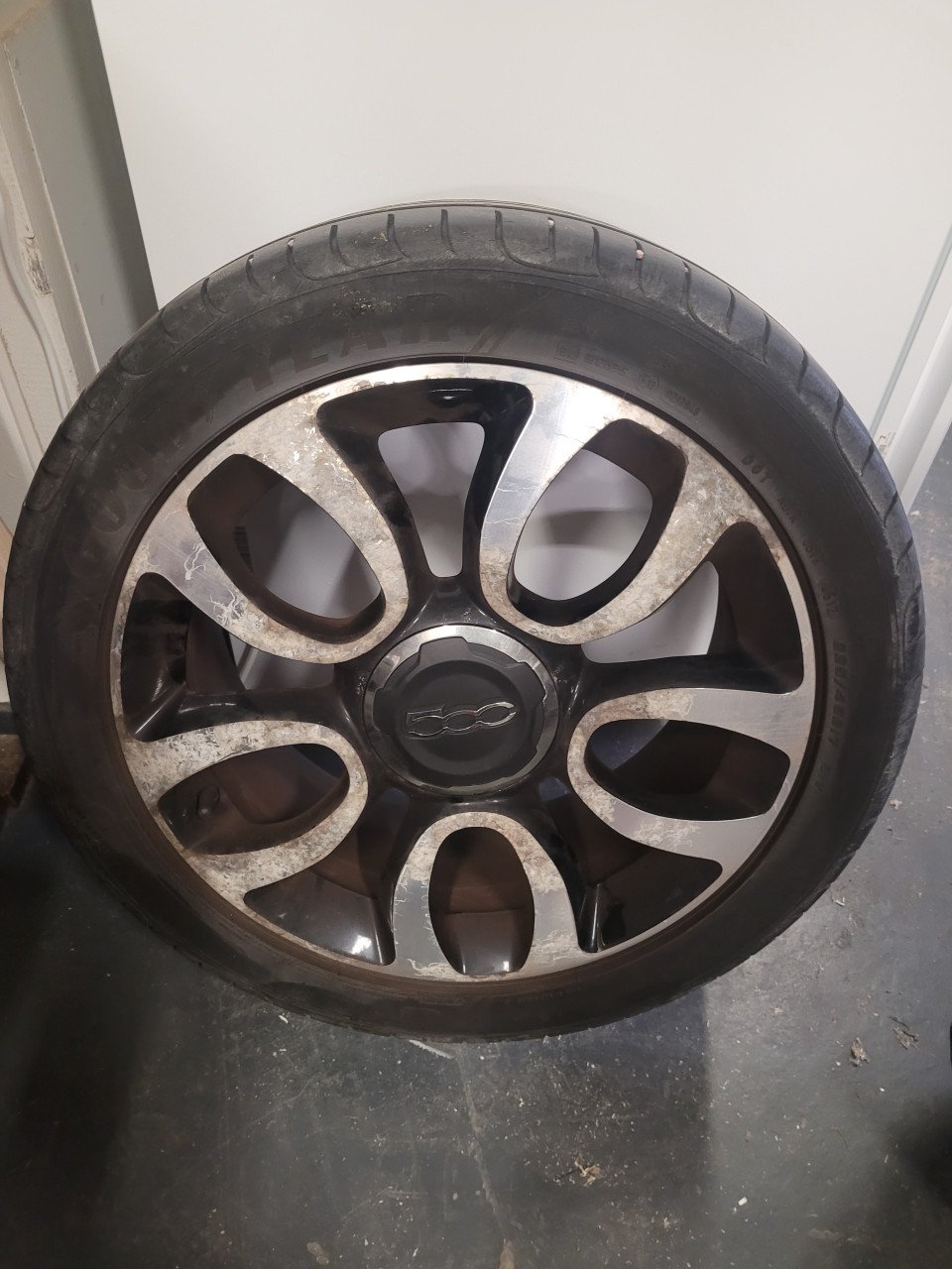 Aluminium velgen incl.banden !!