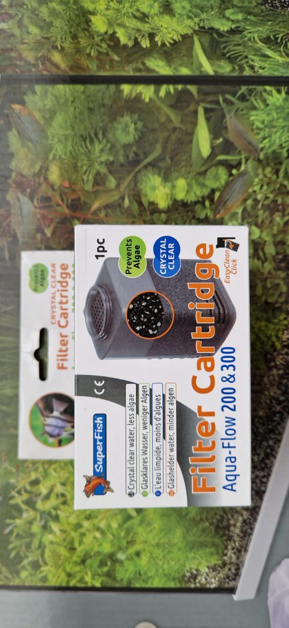 Nieuw! SuperFish filter cartridge - aqua-flow 200&300