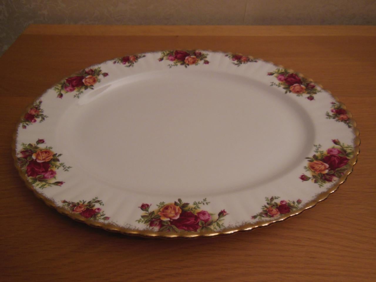 Royal Albert platte ovale schaal