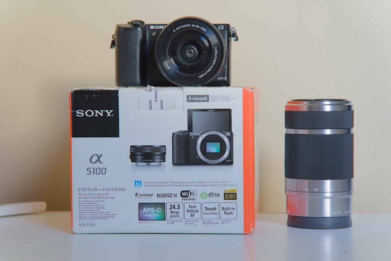 Sony a5100 systeemcamera inc 2 sony lenzen en accessiores