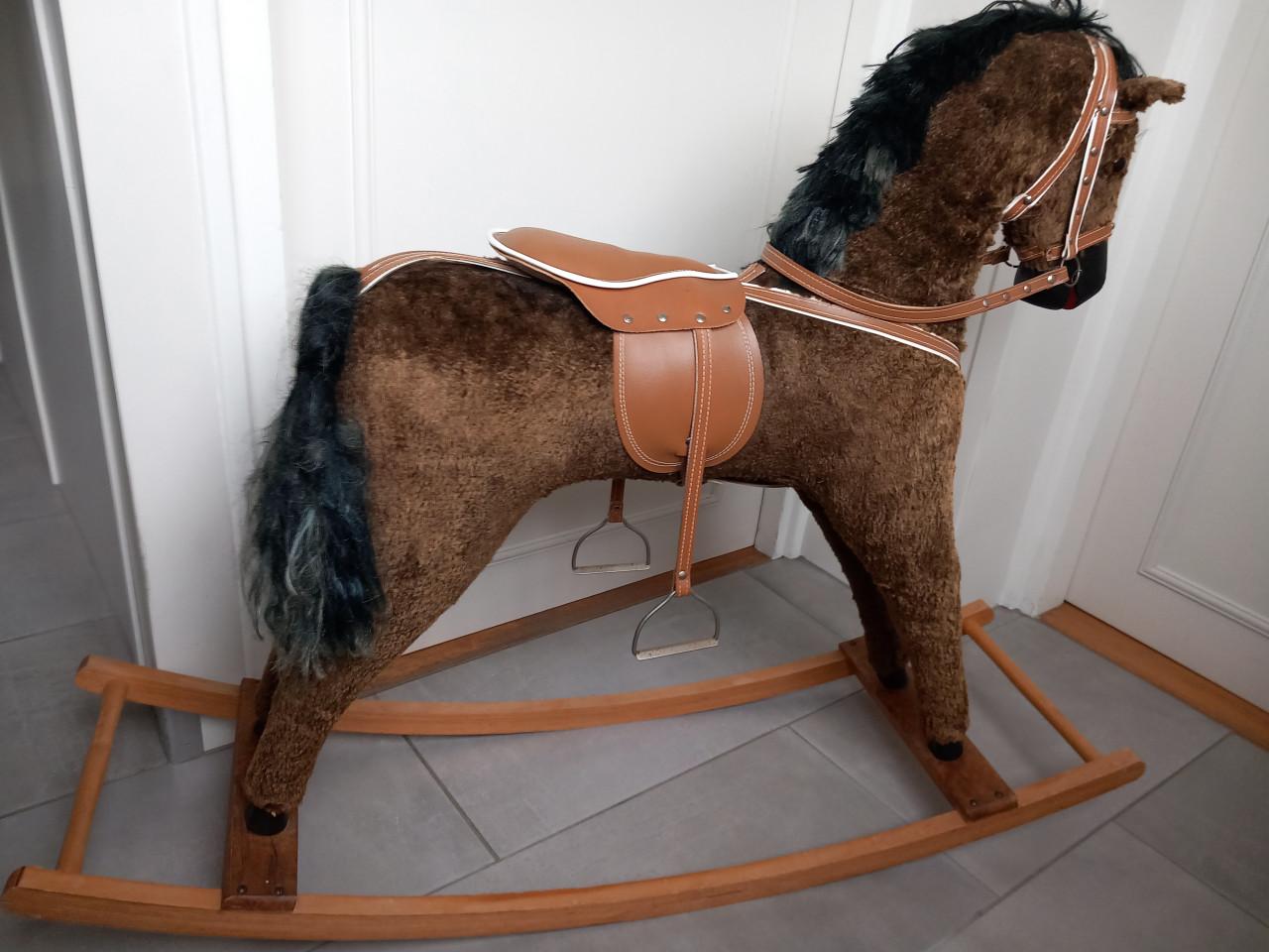 Houten hobbelpaard Vintage
