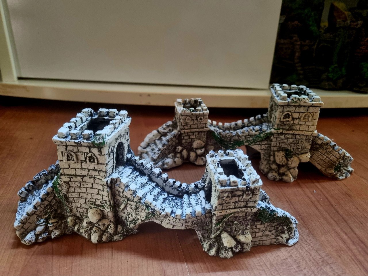 Aquarium ornamenten kasteelbruggen