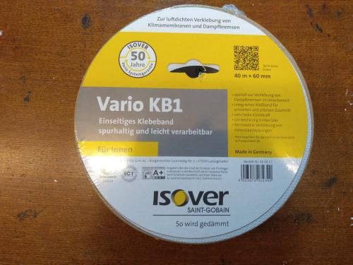 Vario KB1 isolatietape 40 meter x 60 mm(137 Meter )
