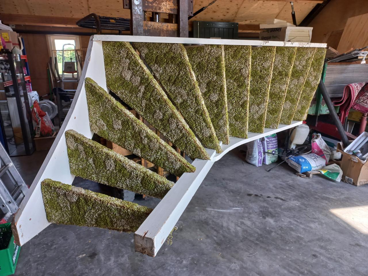 Gedraaide trap 2.50 mtr 11treden