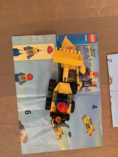 3 legosets grondwerkers