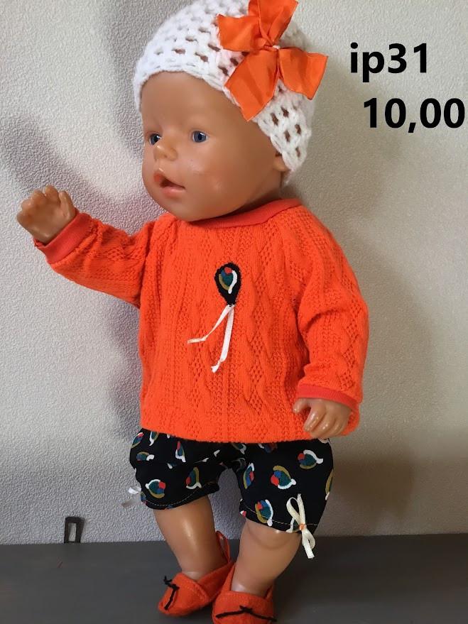 Poppenkleertjes baby born. Koningsdag. Opbrengst KiKa.