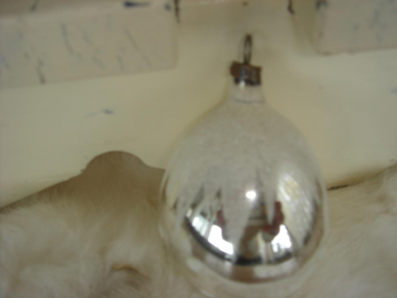 Te koop Oude glazen zilveren waterdruppel gesuikerde accenten