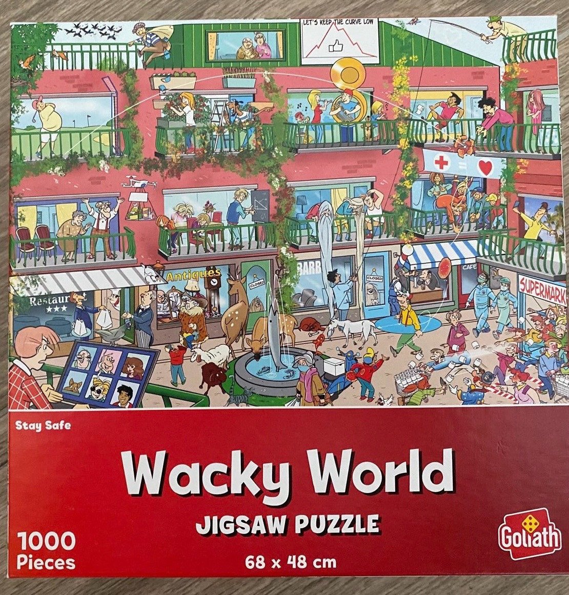 3x Wacky World Puzzel 1000 stuks