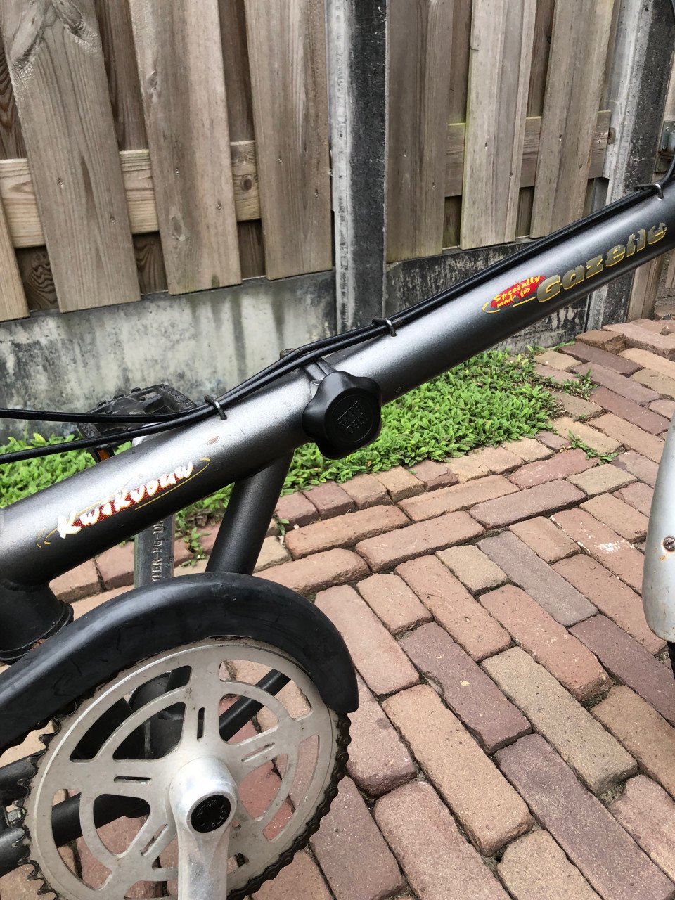 Bagagedrager komt van een Gazelle 20 inch.