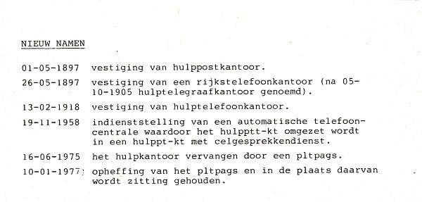 Envelop Nieuw-Namen Laatste Dag Afstempeling