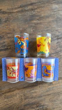 🎈5 Disney glazen - Winnie de Poeh-