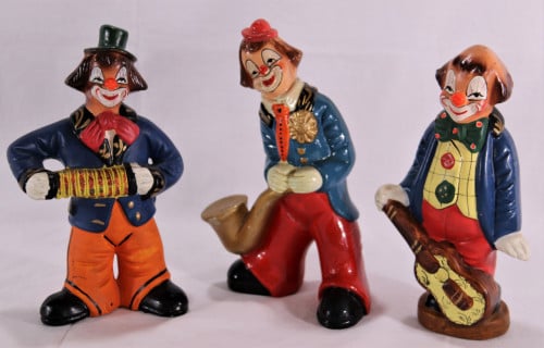 Set van 3 Muzikale Clowns