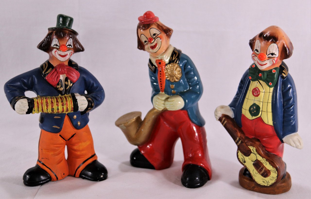 Set van 3 Muzikale Clowns