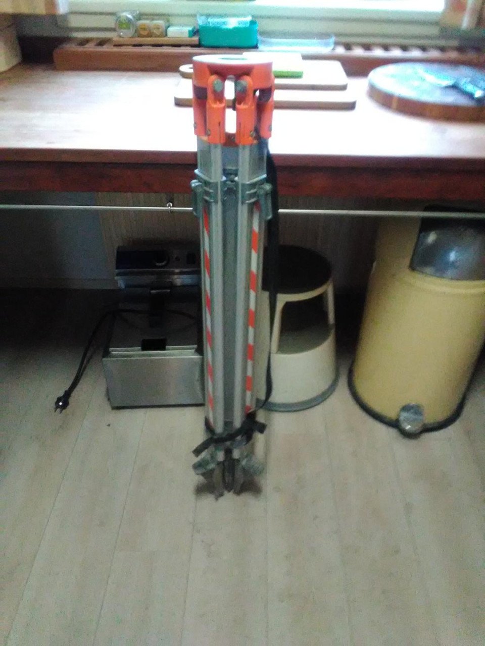 Aluminium statief, landmeetkunde