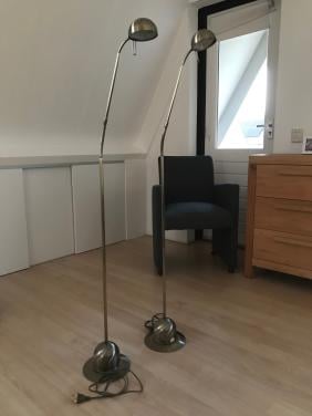 Staande lampen van koper - 135 cm hoog