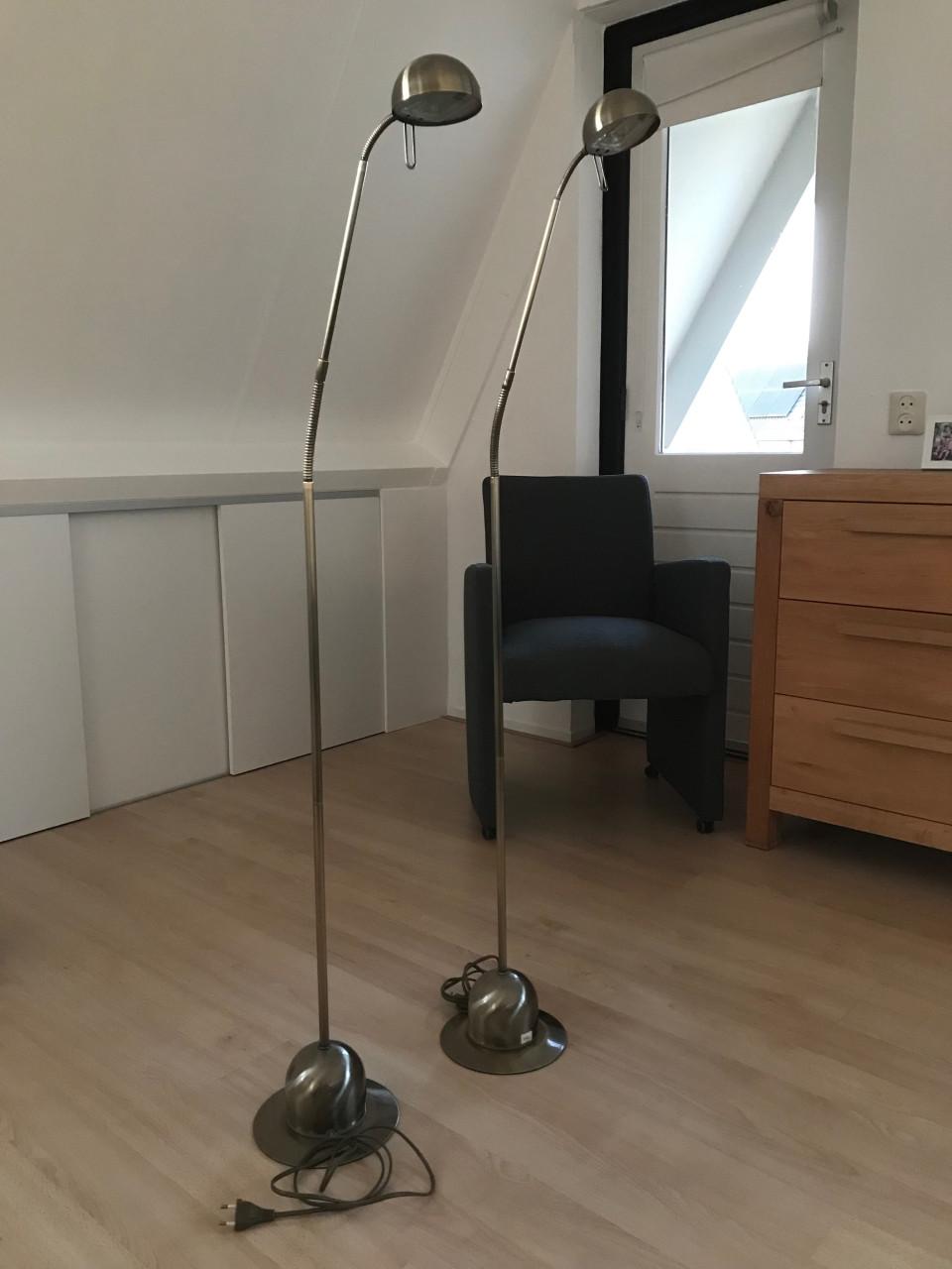 Staande lampen van koper - 135 cm hoog