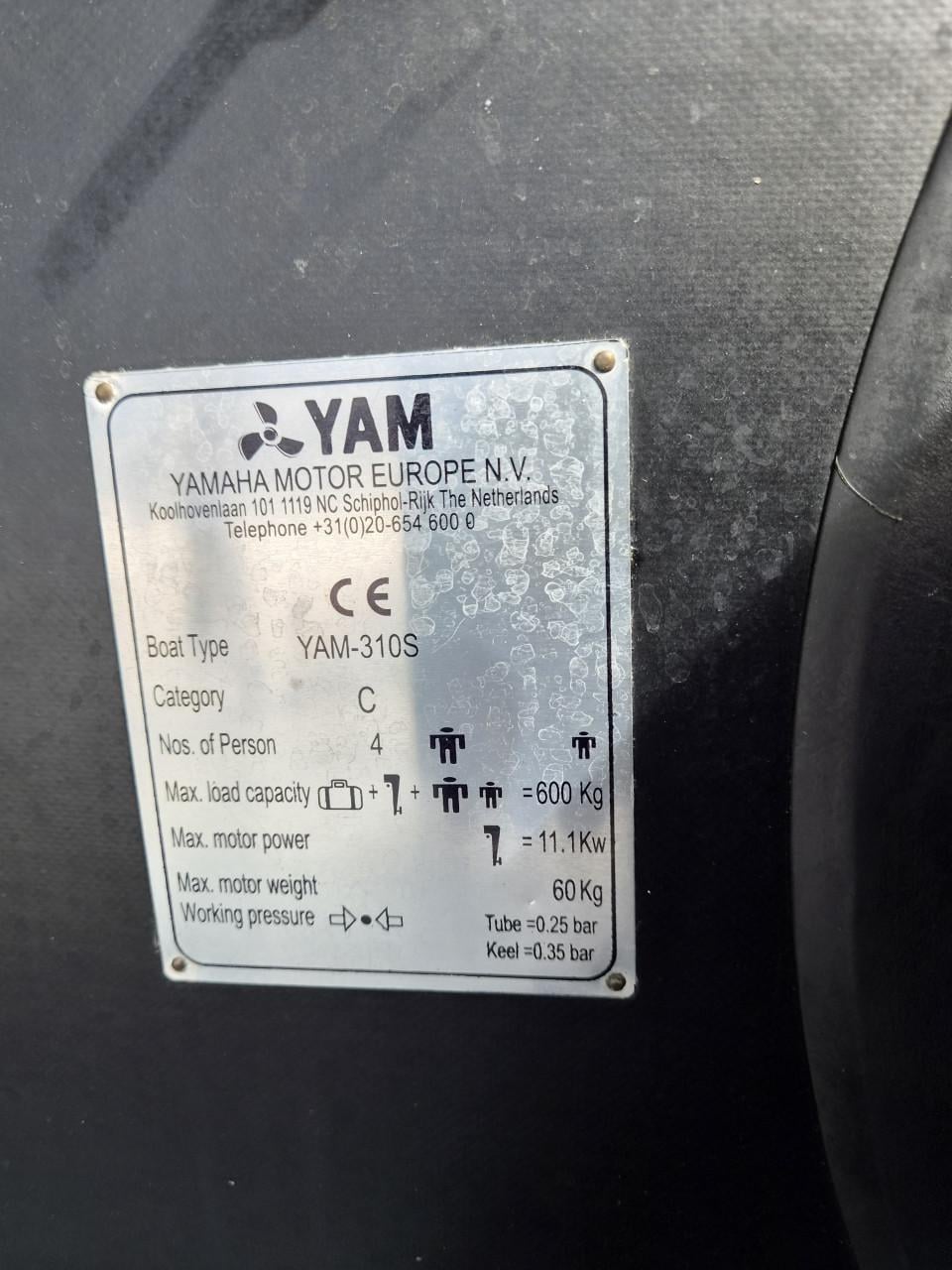 Yam 310 sport en yamaha 8 pk uit 2021