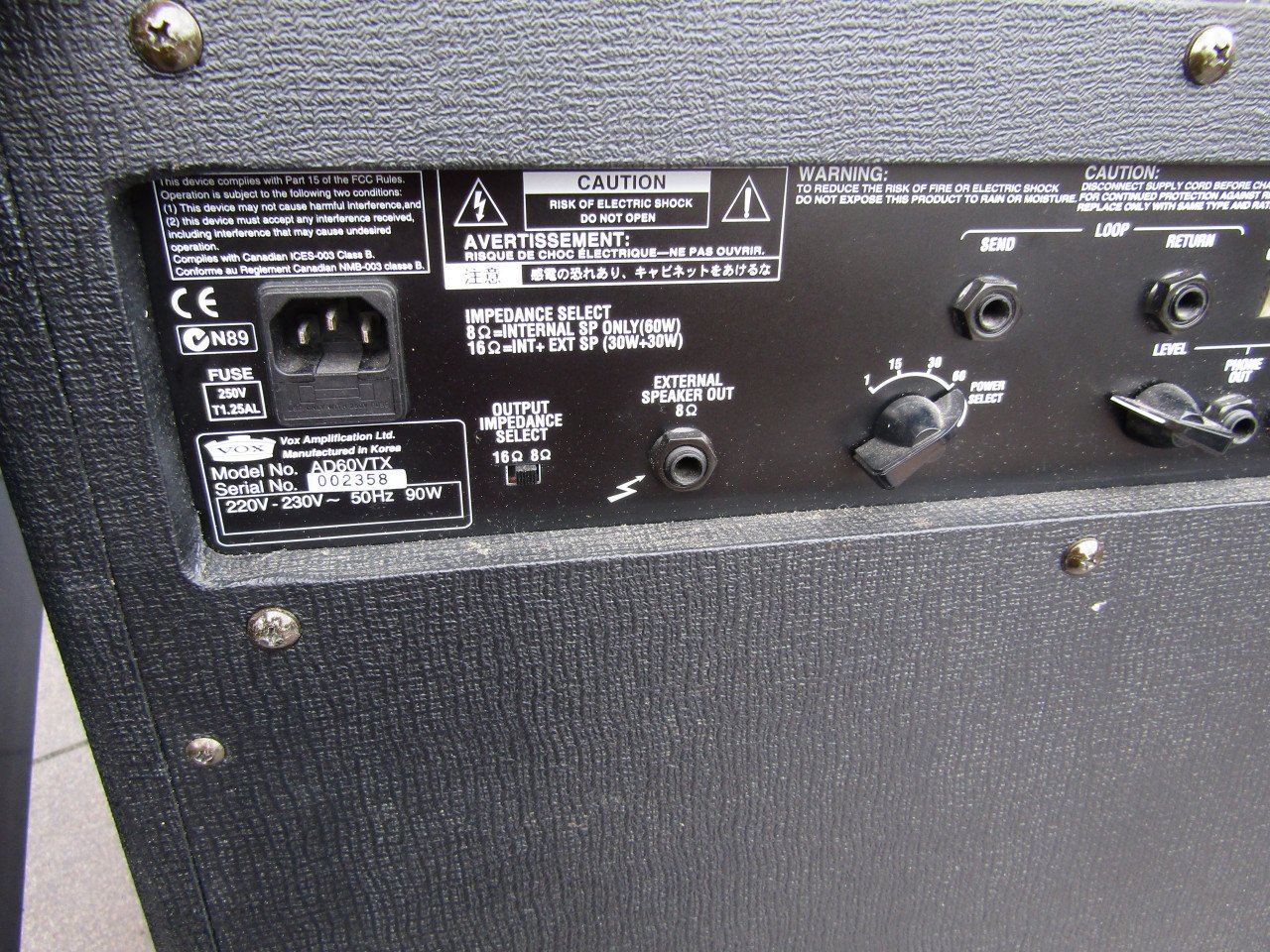Gitaarversterker vox ad60vtx