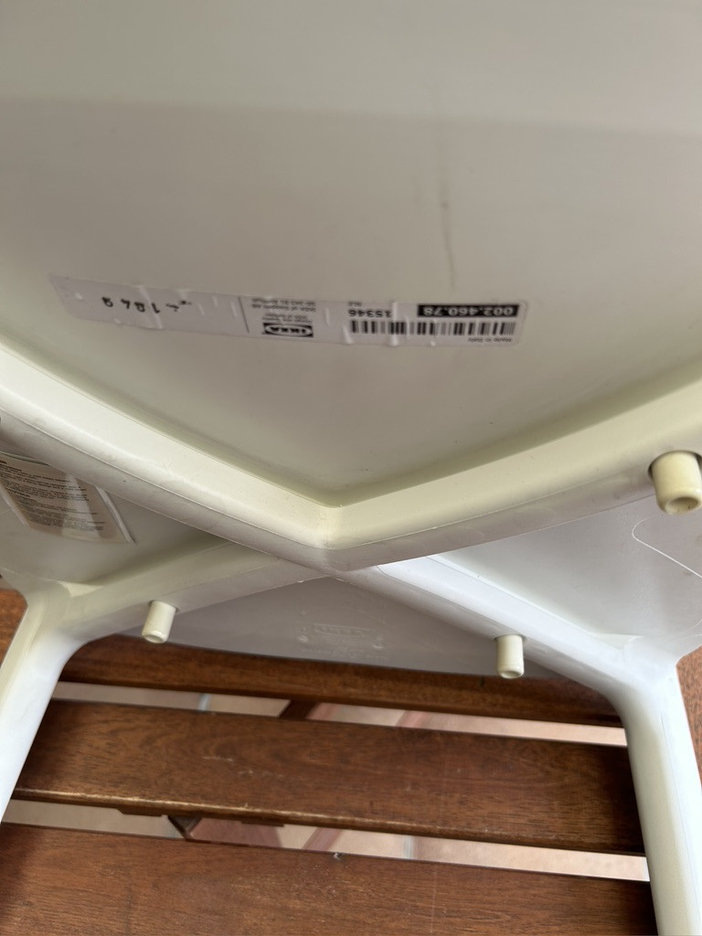 Ikea stoelen stapelbaar 2 stuks