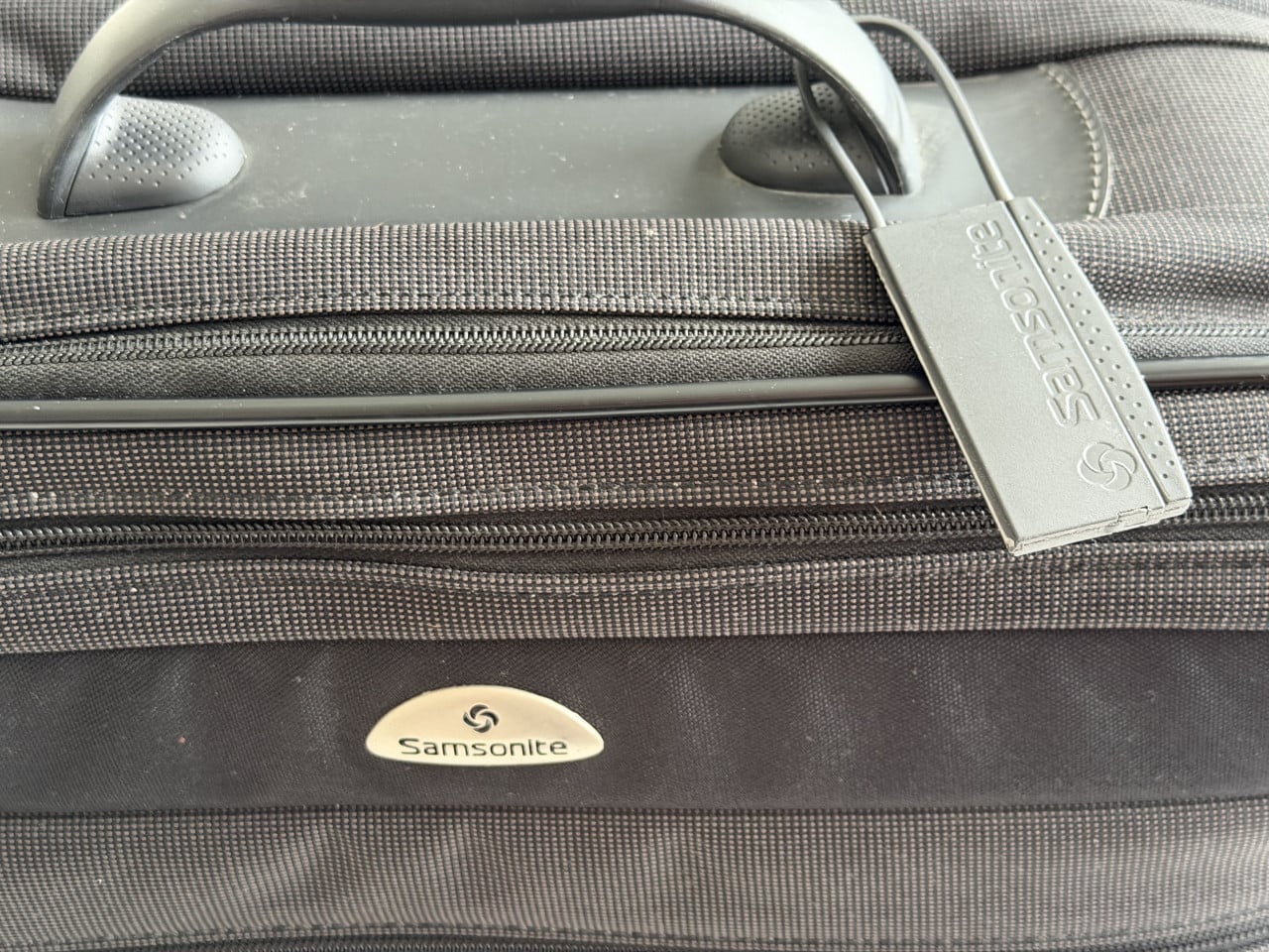 Samsonite draag reis tas zwart 46x36x16