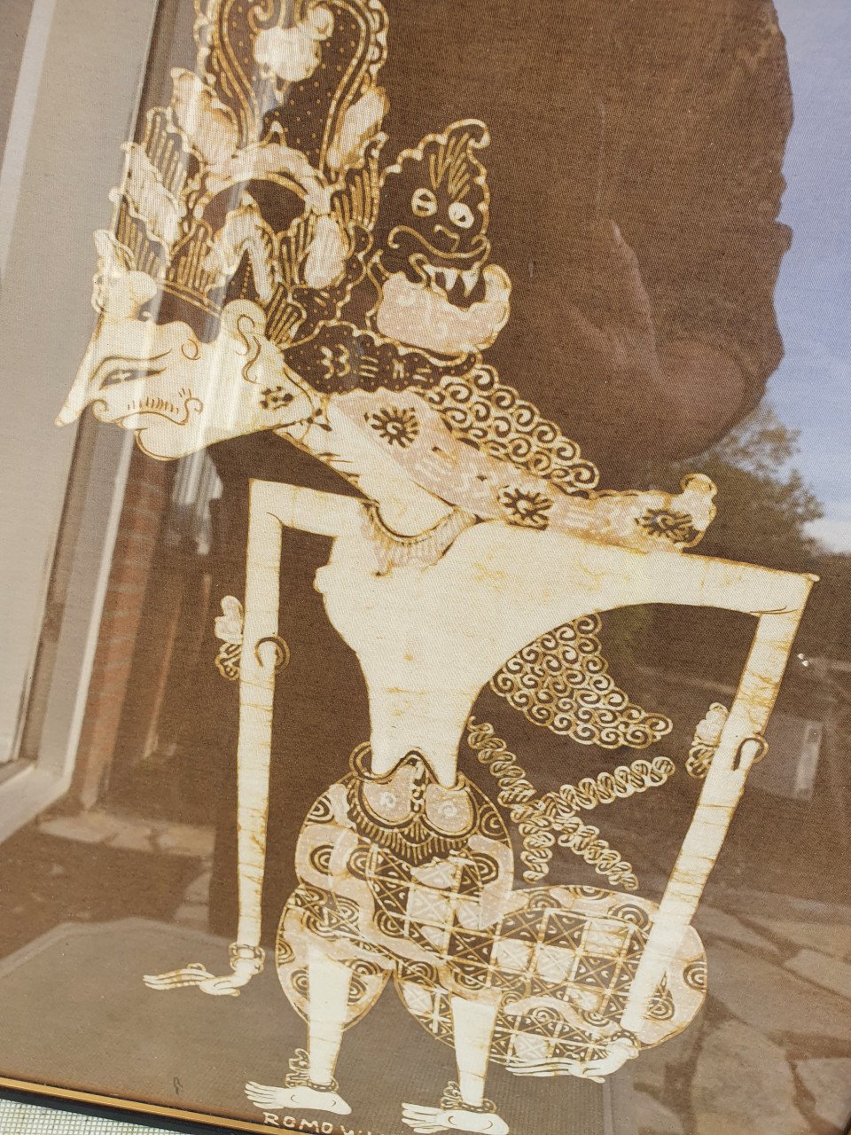 Mooi antiek kunstwerk(indonesié Java) Batik tulis...Romowijoyo, batik...