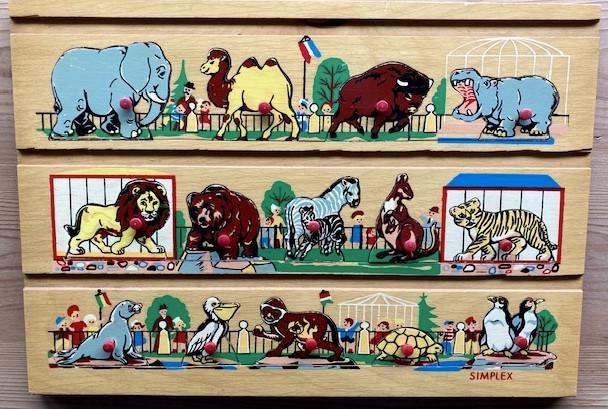 Thema inleg-puzzel Vintage 1950-1960