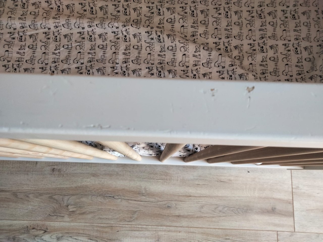 Kidsmill ledikant/peuterbed Lars evt met matras.
