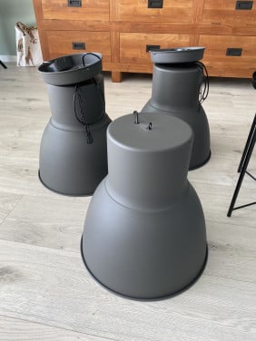 3 stuks hanglampen