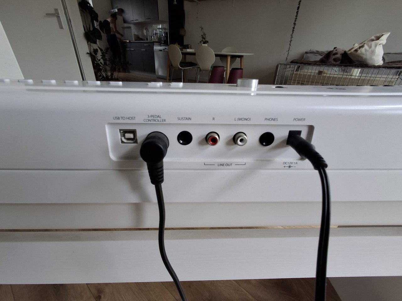 Fazley-FSP-500-W digitale piano met onderstel wit