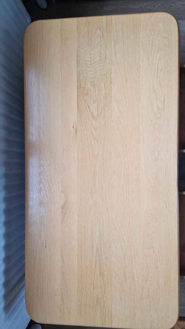 Salontafel blank eiken met 2 lades