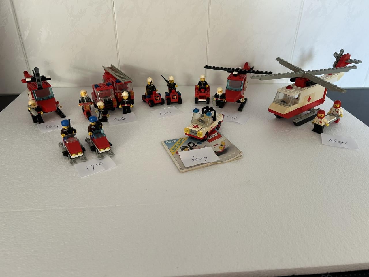 Oude Lego modellen. Hulpdiensten.