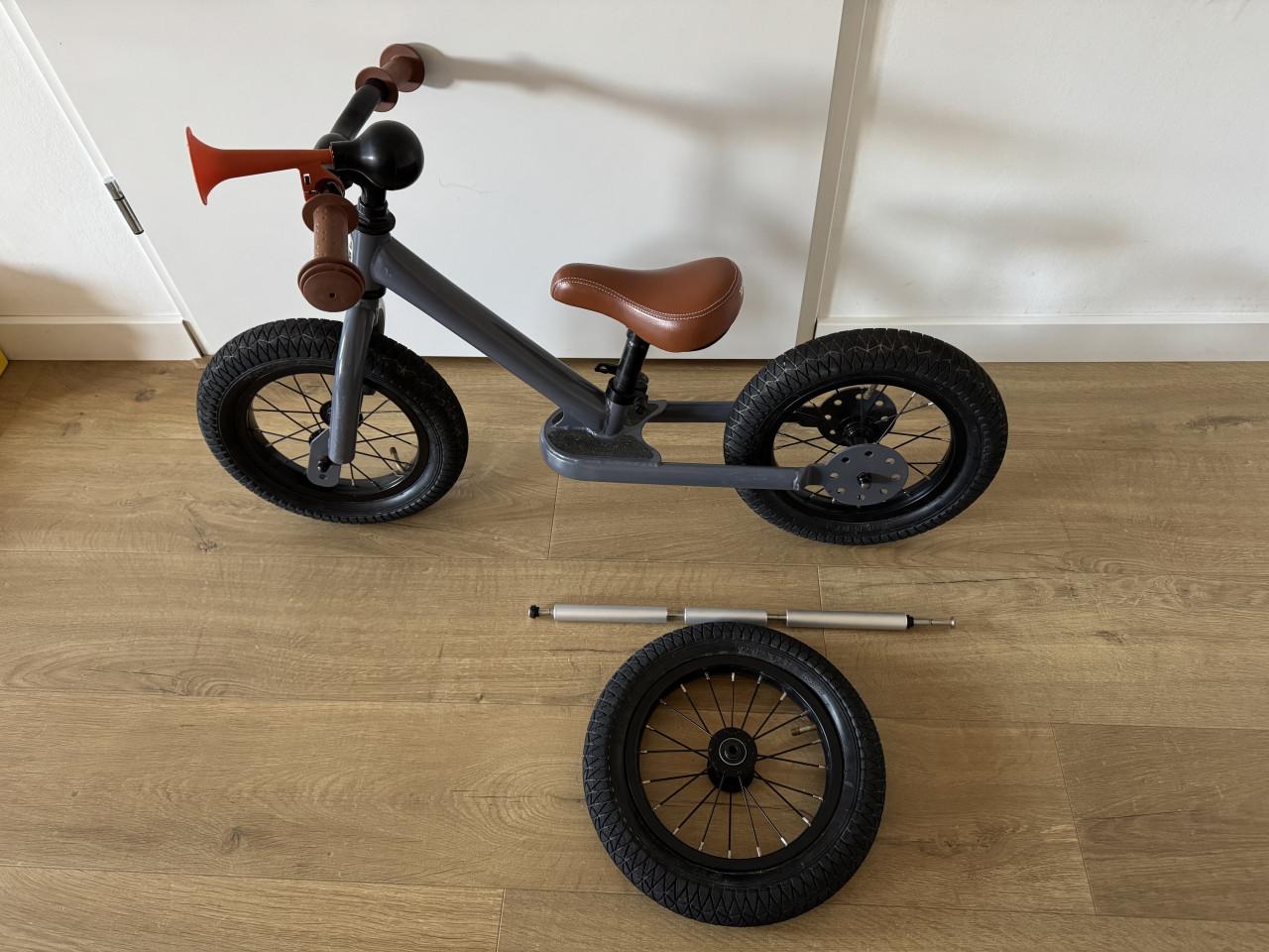 Als Nieuw: Trybike driewieler en loopfiets compleet