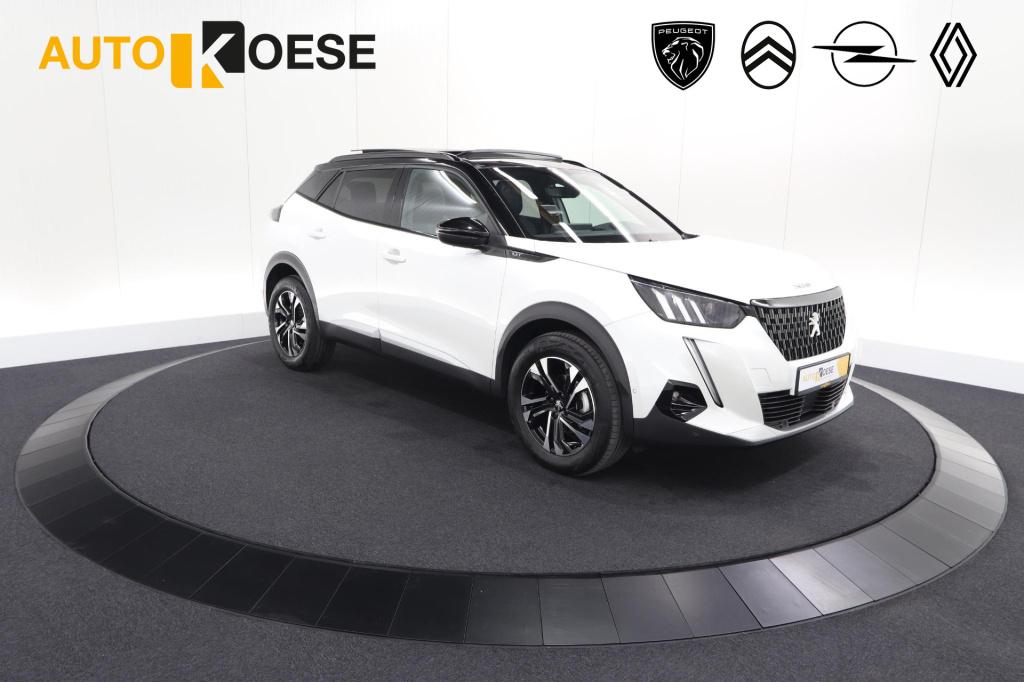Peugeot 2008 puretech 130 gt | elektrisch panoramadak | camera | dodehoekde