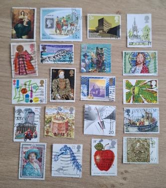 Postzegels Engeland 1