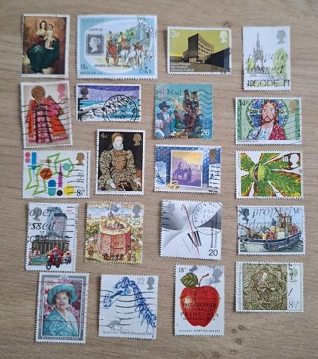 Postzegels Engeland 1