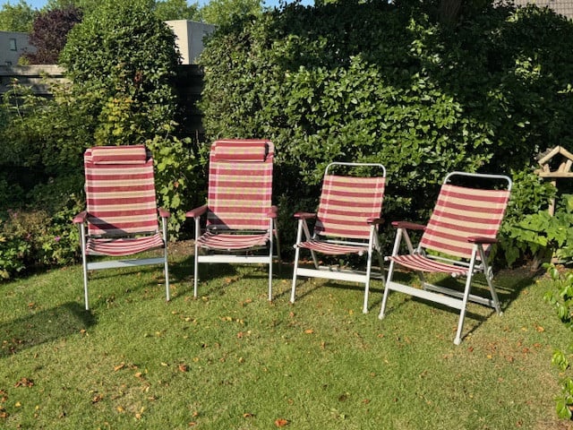 Te koop: 4 CRESPO tuinstoelen