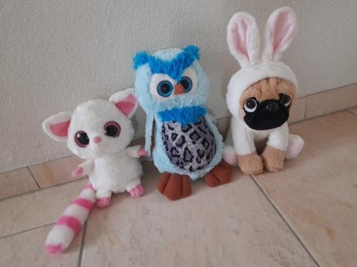 Ty knuffels  20/25 cm ( z.g.a.n.)  €3,50 per stuk