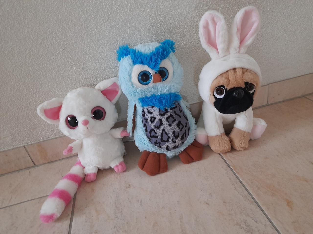 Ty knuffels  20/25 cm ( z.g.a.n.)  €3,50 per stuk