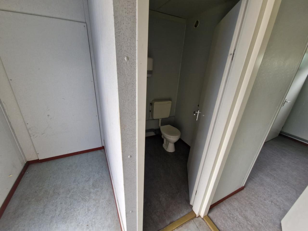 Toiletunit 6x3 meter – geïsoleerd – direct beschikbaar