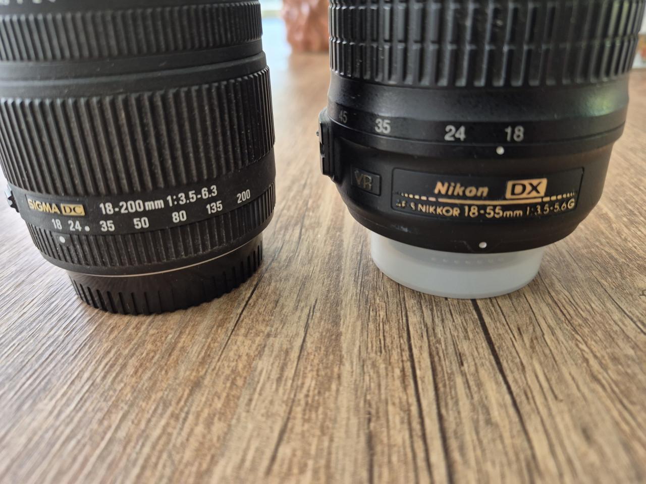 Nikon camera en lenzen Gereserveerd