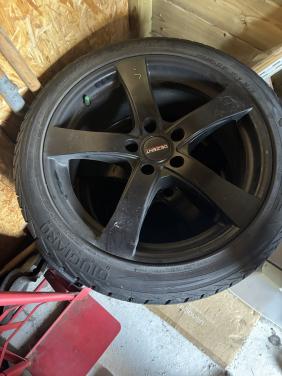 18 inch zwarte Dezent velgen